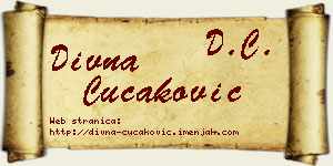 Divna Čučaković vizit kartica
